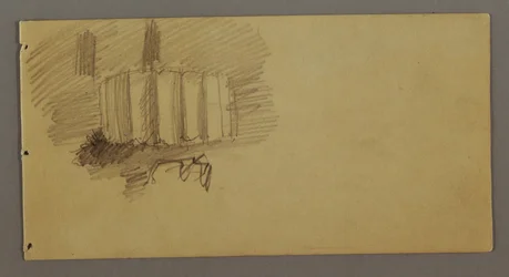 Entwurf, Klassische Säulen, möglicherweise 1869